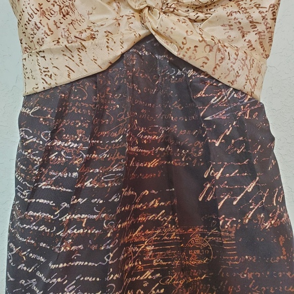 BCBGMAXAZRIA Silk Tie Waist Sleeveless Top - Picture 4 of 7